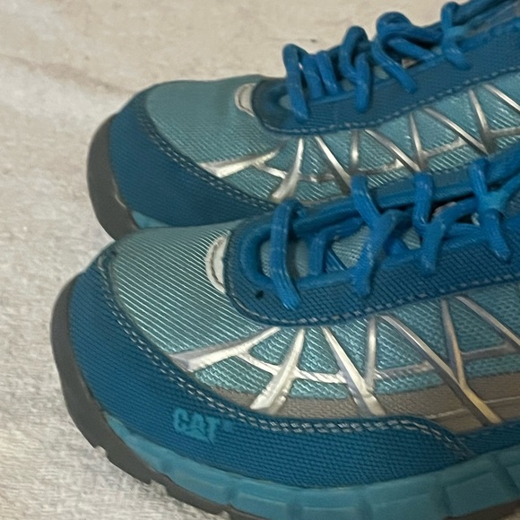 Cat Steel Toe Safety Shoes Sz 7 Wide - Picture 3 of 12